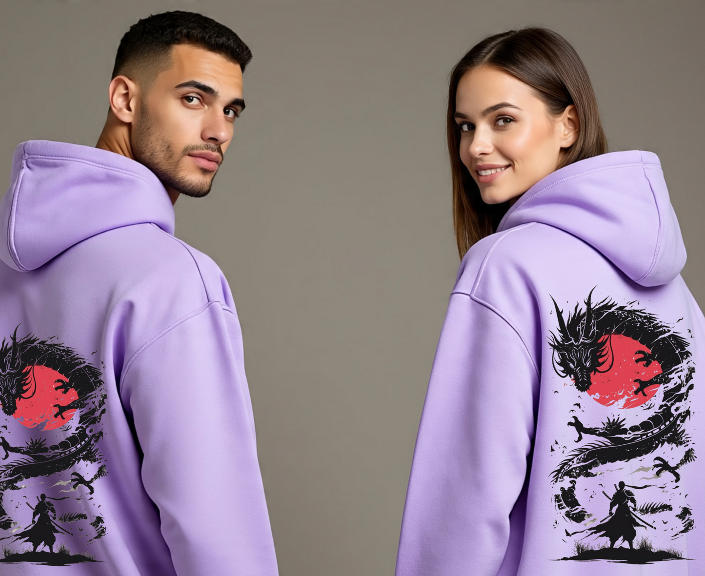 SAMURAI WITH DRAGON