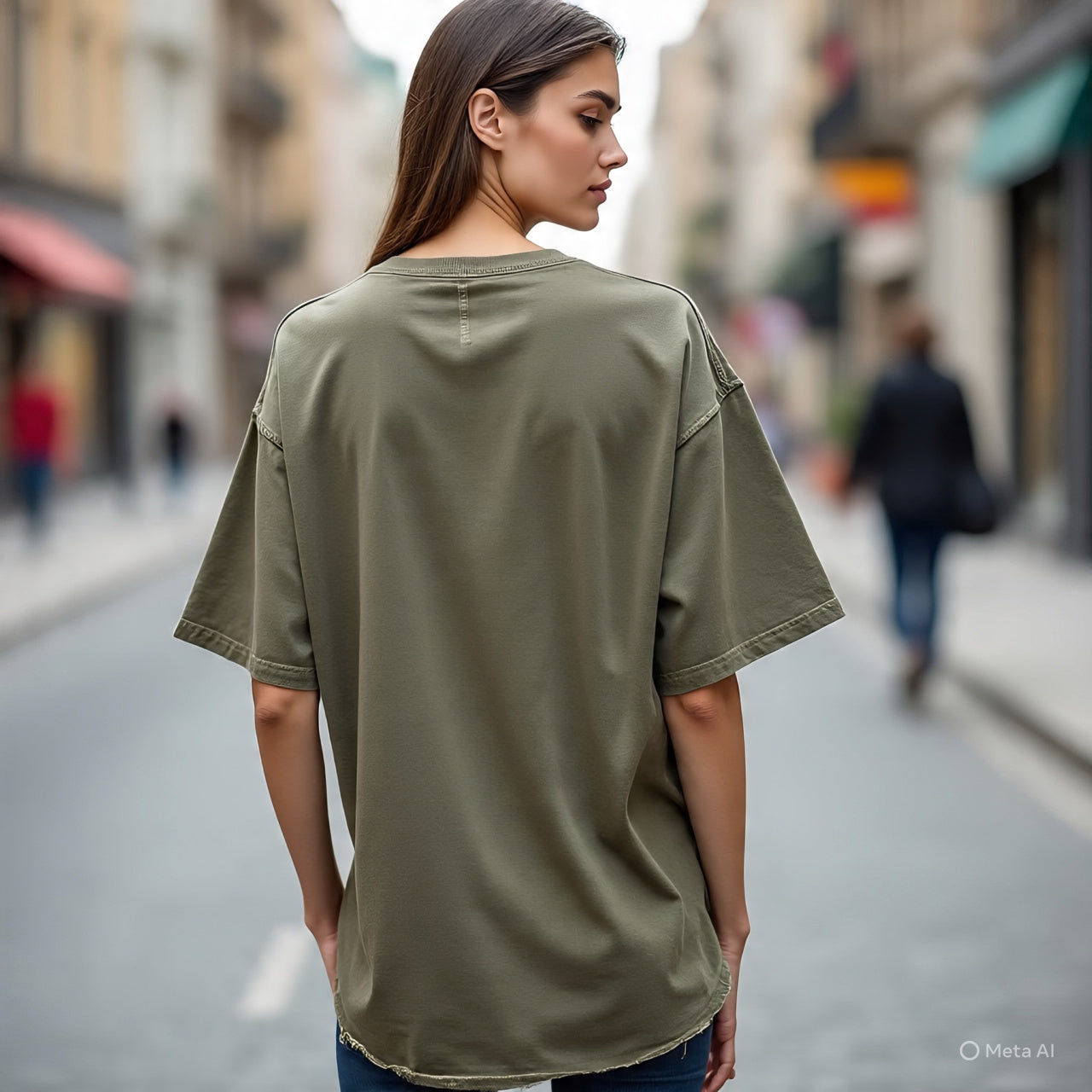 ACID WASHED OLIVE GREEN