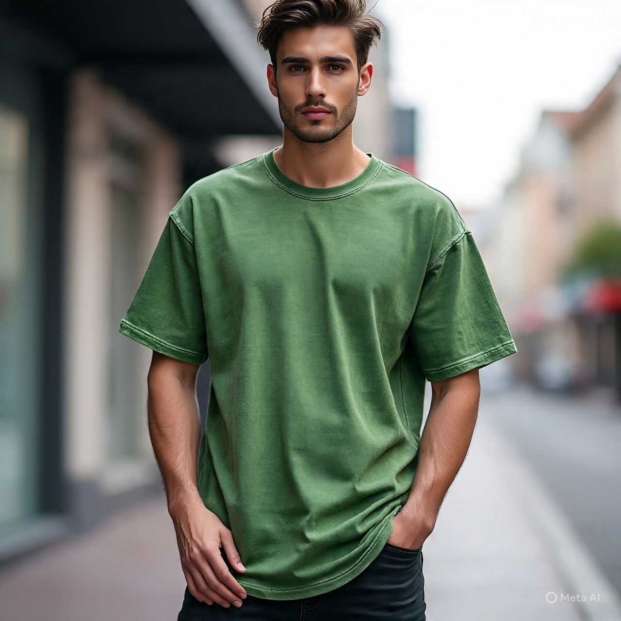 ACID WASHED BOTTLE GREEN