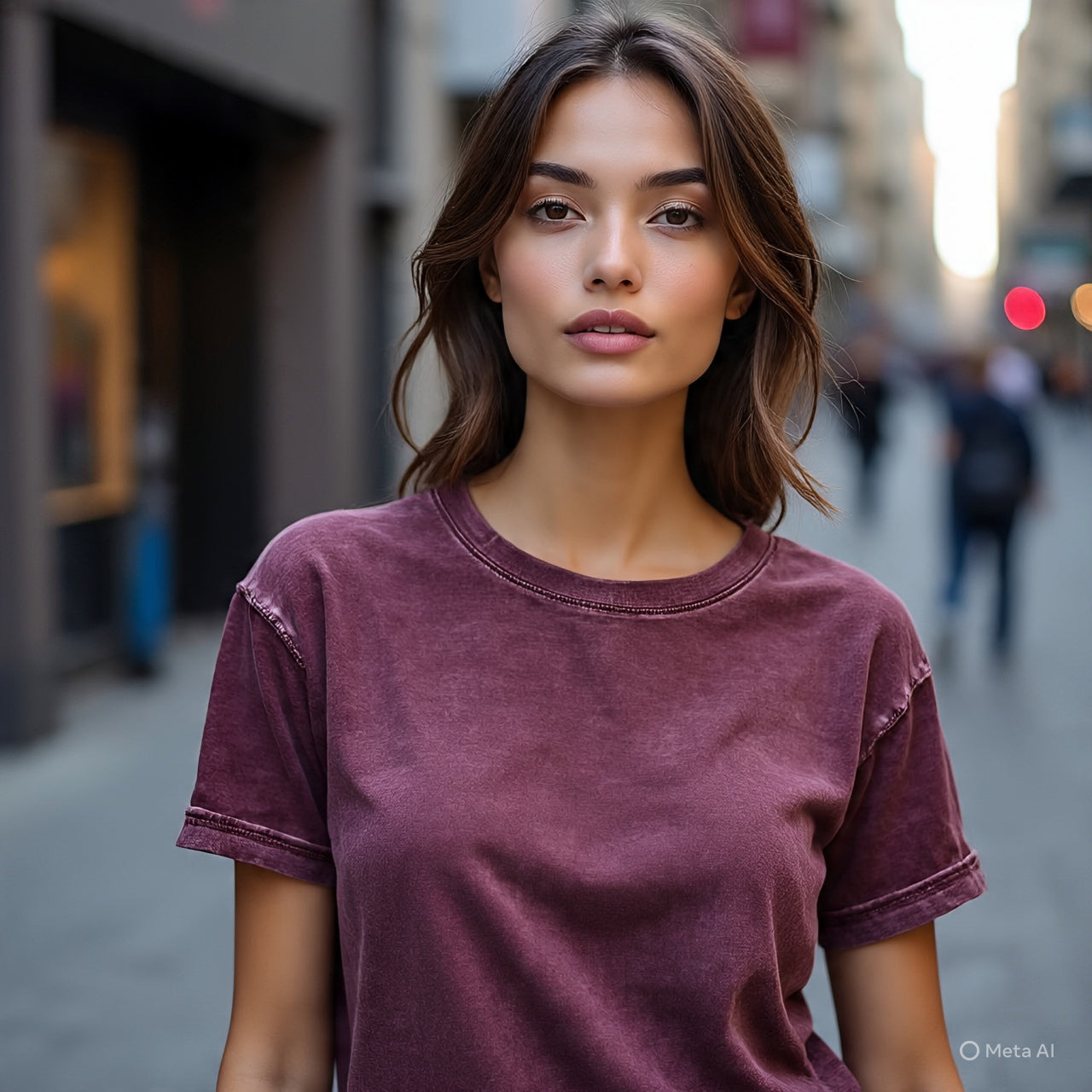 ACID WASHED MAROON